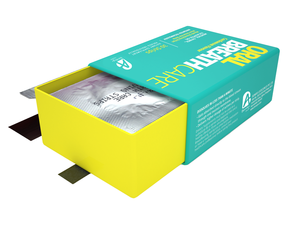 Oral breath care strips