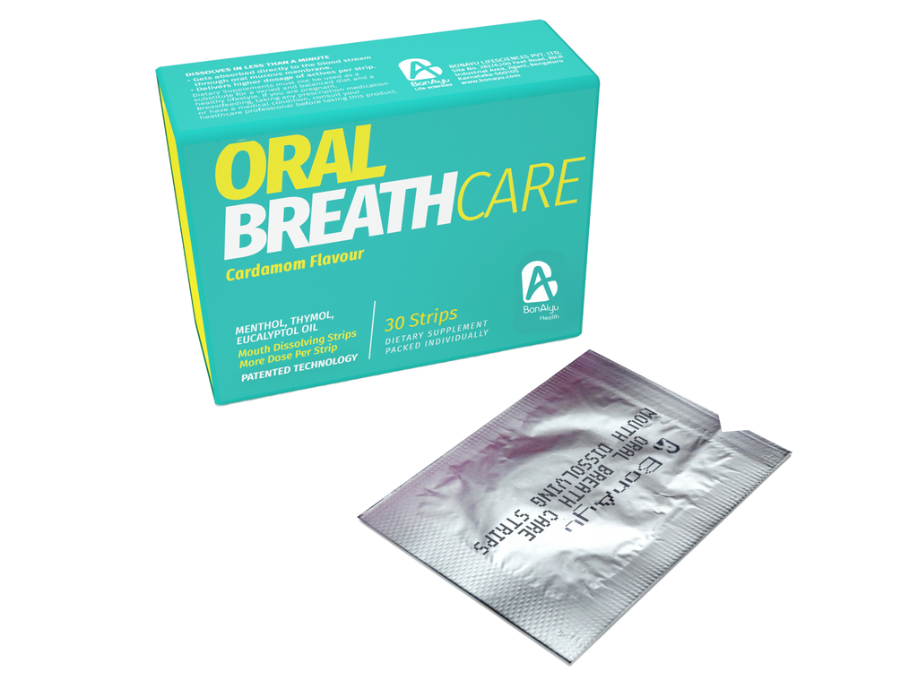 Oral breath care strips
