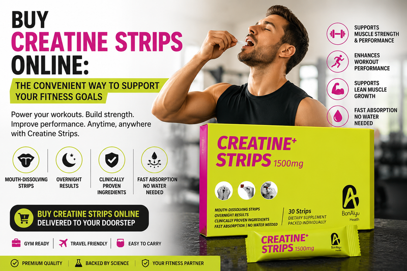 Buy Creatine Strips Online: The Convenient Way to Support Your Fitness Goals