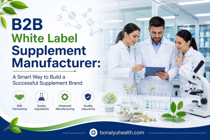 B2B White Label Supplement Manufacturer: A Smart Way to Build a Successful Supplement Brand
