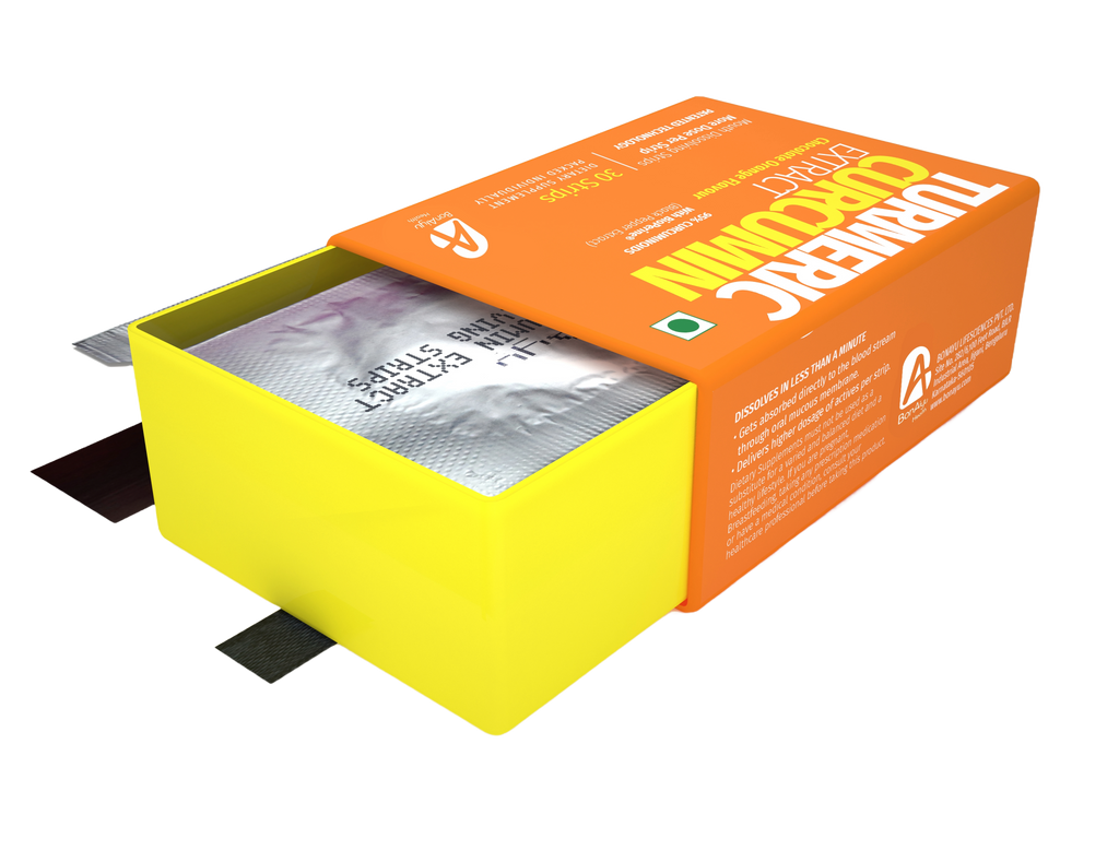 Turmeric Curcumin extract Strips