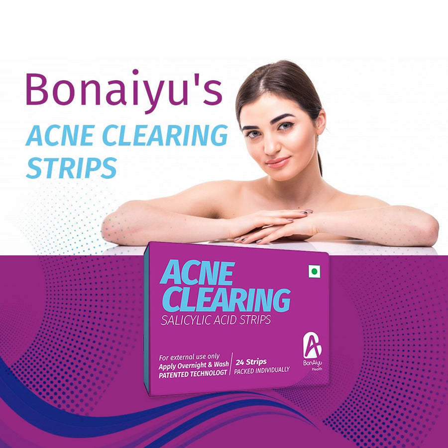 BonAiyu Acne Pimple Patch Removable Strips/Stickers For Men And Women With Salicylic Acid