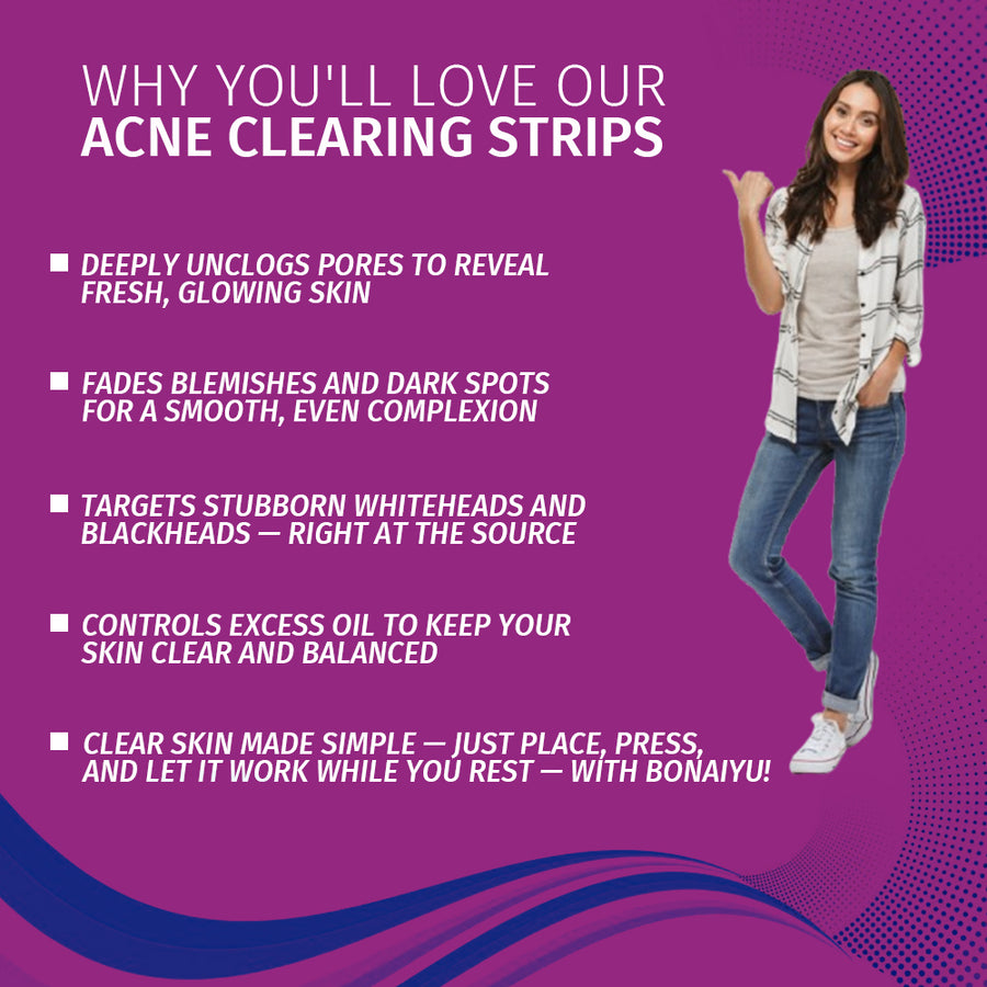 ACNE CLEARING STRIPS -Salicylic acid strips