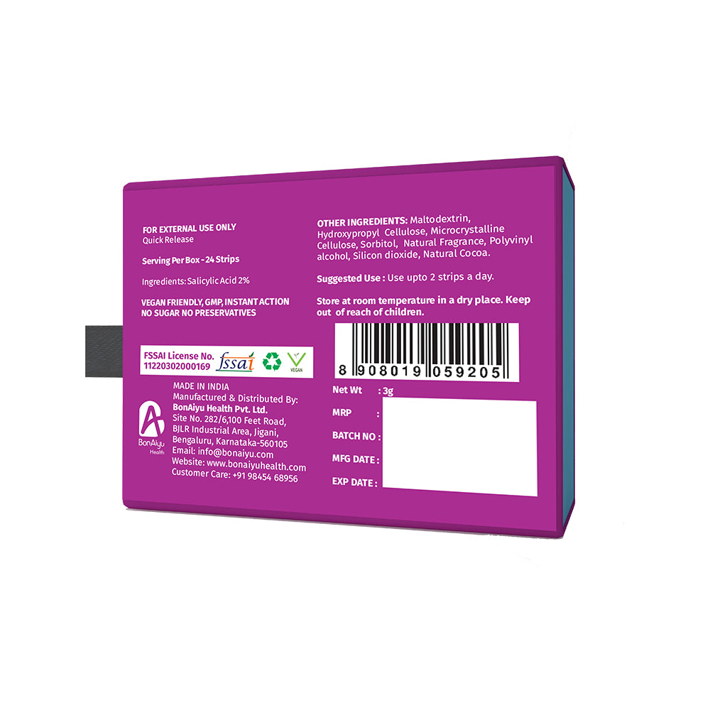 ACNE CLEARING STRIPS -Salicylic acid strips