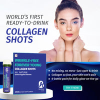 BonAiyu Wrinkle-free Forever young COLLAGEN SHOTS (Pack of 6 Bottles)