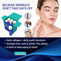 BonAiyu Wrinkle-free Forever young COLLAGEN SHOTS (Pack of 6 Bottles)
