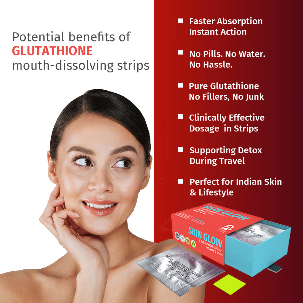 BonAiyu SKIN GLOW L-GLUTATHIONE 500mg + VITAMIN C 50mg
