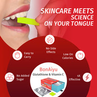 BonAiyu SKIN GLOW L-GLUTATHIONE 500mg + VITAMIN C 50mg
