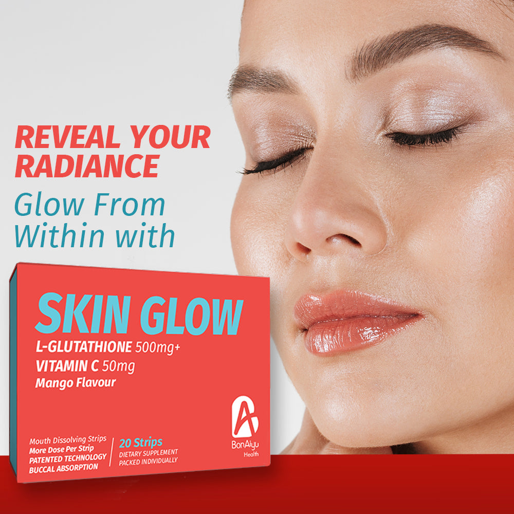 SKIN GLOW L-GLUTATHIONE + VITAMIN C