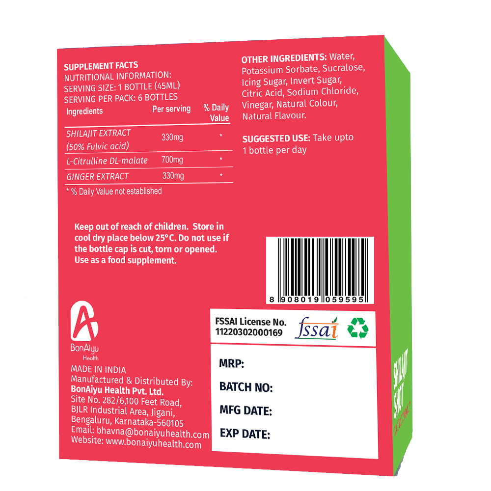 Watermelon Flavour | Strength + Vitality + Performance | Fast-Absorbing Herbal Shot