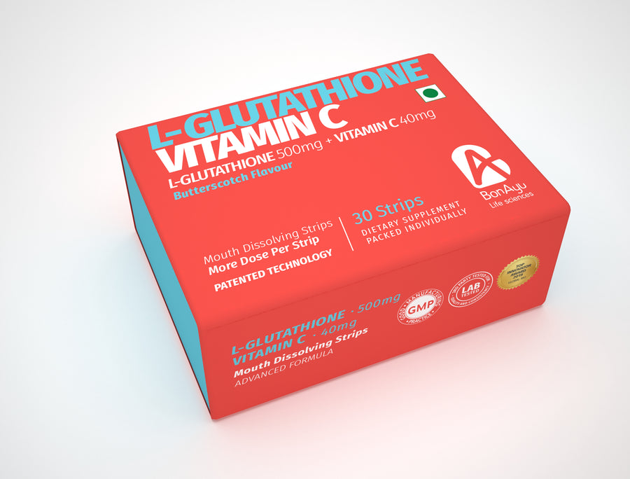 L Glutathione + Vitamin C Strips