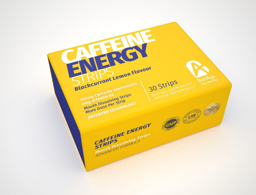 Caffeine Energy strips - BonAyu Health