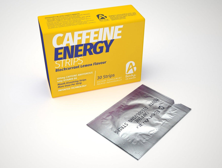 Caffeine Energy strips - BonAyu Health