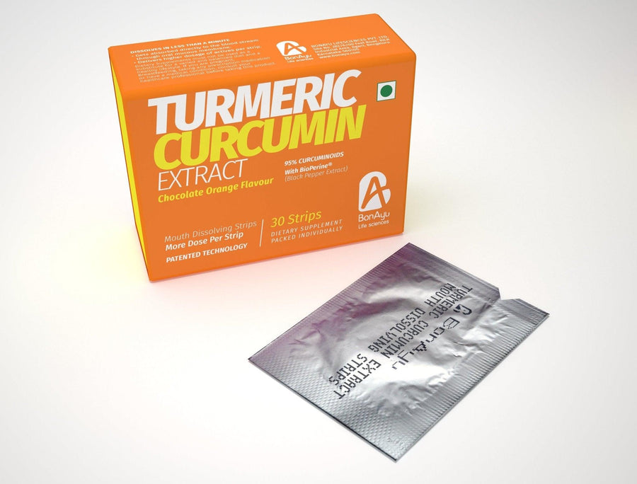 Turmeric Curcumin extract Strips - BonAyu Health