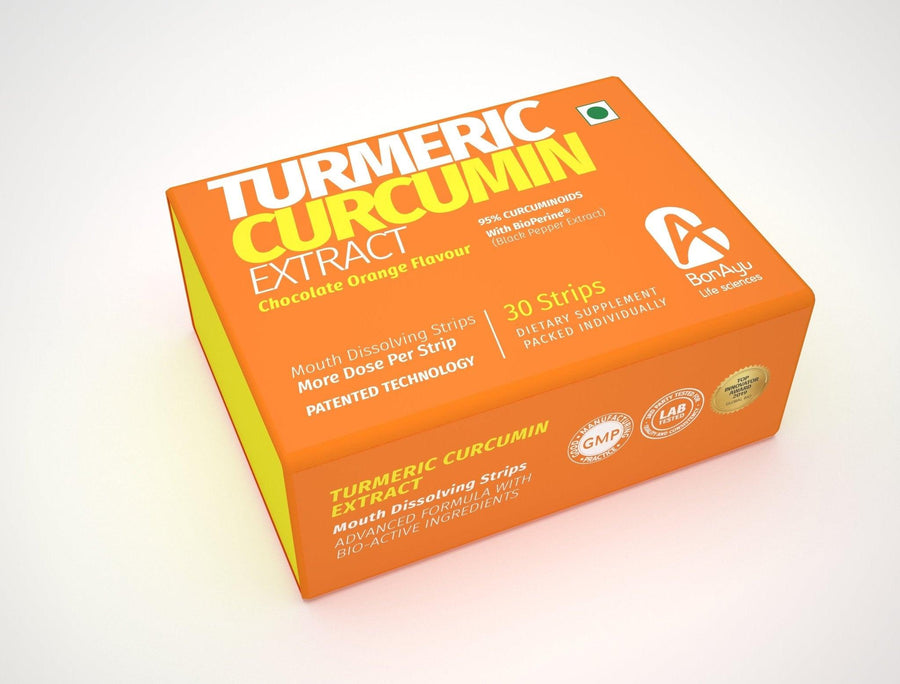 Turmeric Curcumin extract Strips - BonAyu Health